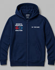 Definition Of Sports Medicine Doctor - Personalized Unisex Zip Hoodie