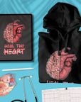 Heal The Heart, The Mind Will Follow - Unisex Hoodie