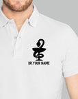 Personalized Unisex Polo T-shirt With Medical Symbol | Gift for Doctors & Nurses