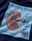 Anatomia Renalis - Postage Stamp - Unisex Hoodie