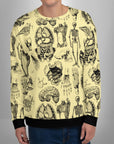 Vintage Anatomy - Unisex Printed Sweatshirt