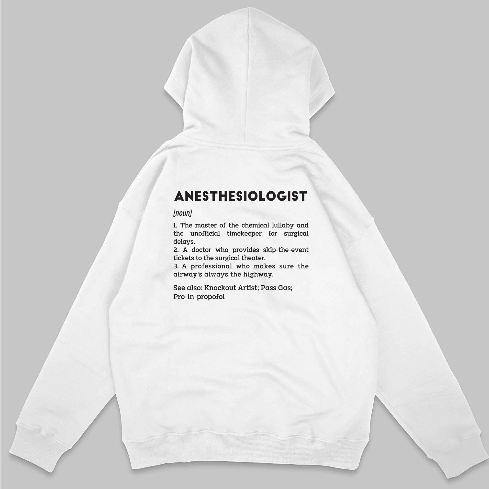 Definition Of Anesthesiologist - Personalized Unisex Zip Hoodie