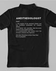 Definition Of Anesthesiologist - Unisex Polo T-shirt
