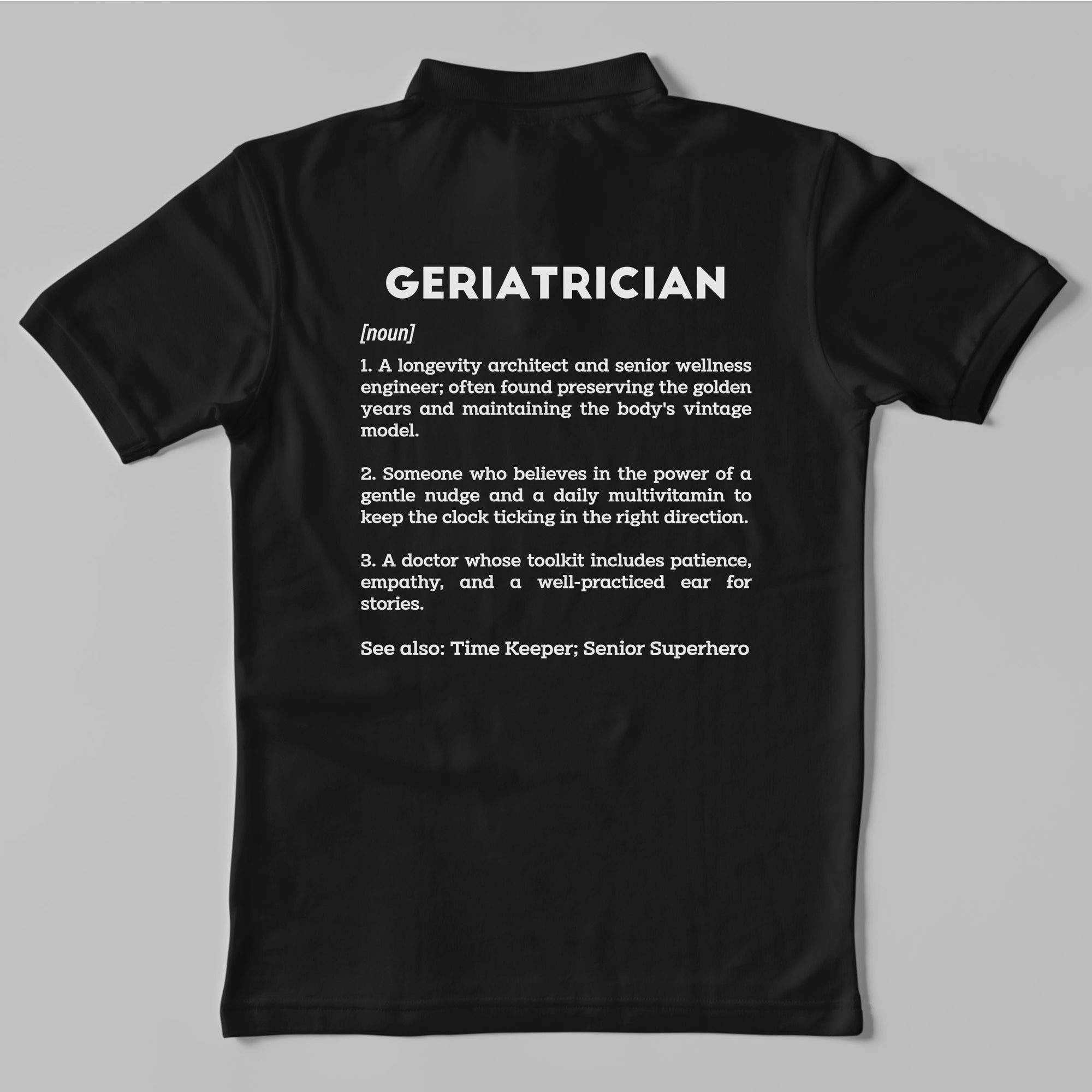 Definition Of Geriatrician - Unisex Polo T-shirt