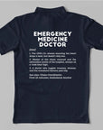 Definition Of Emergency Doctor - Unisex Polo T-shirt