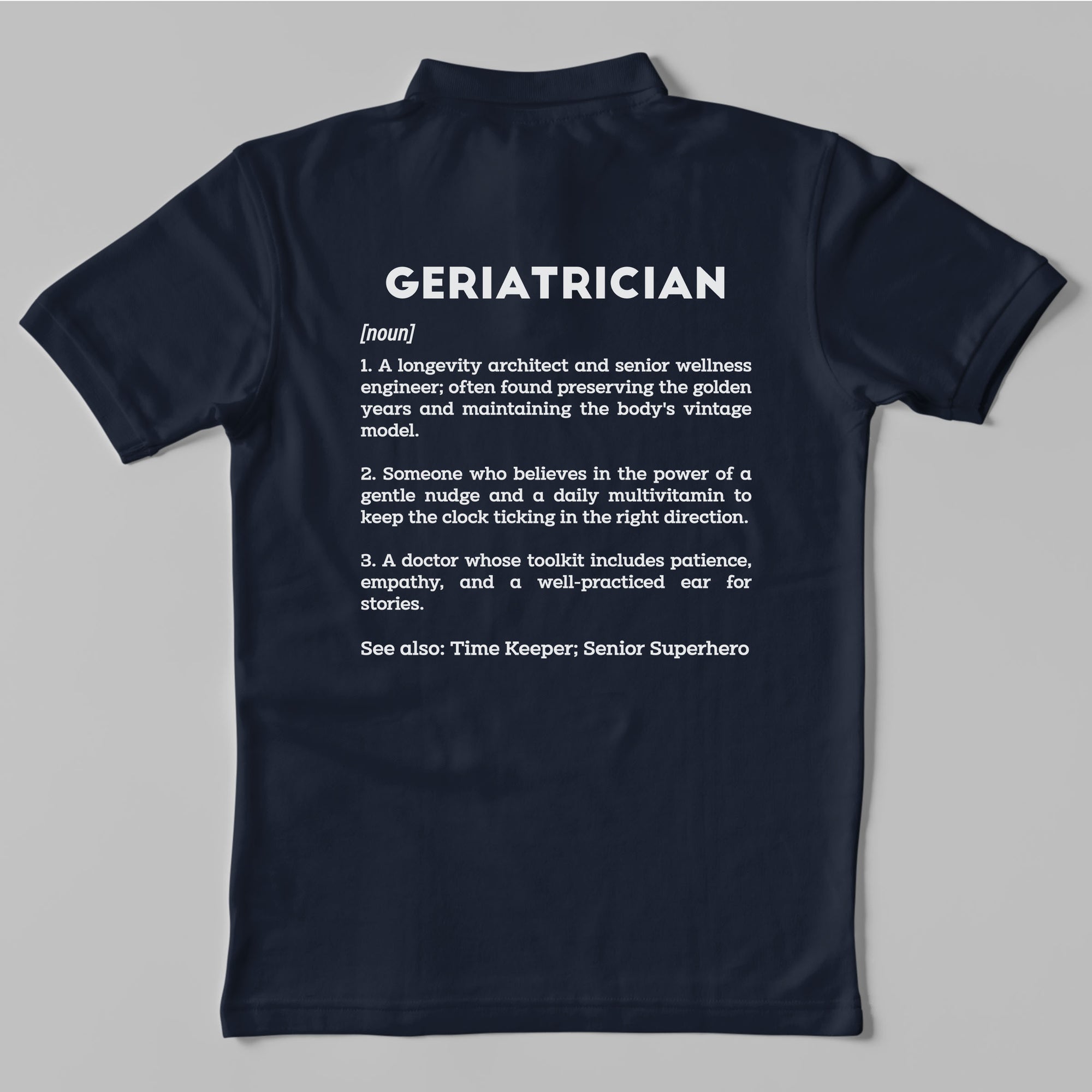 Definition Of Geriatrician - Unisex Polo T-shirt