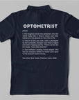 Definition Of Optometrist - Unisex Polo T-shirt