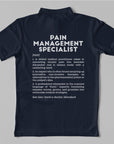 Definition Of Pain Management Specialist - Unisex Polo T-shirt