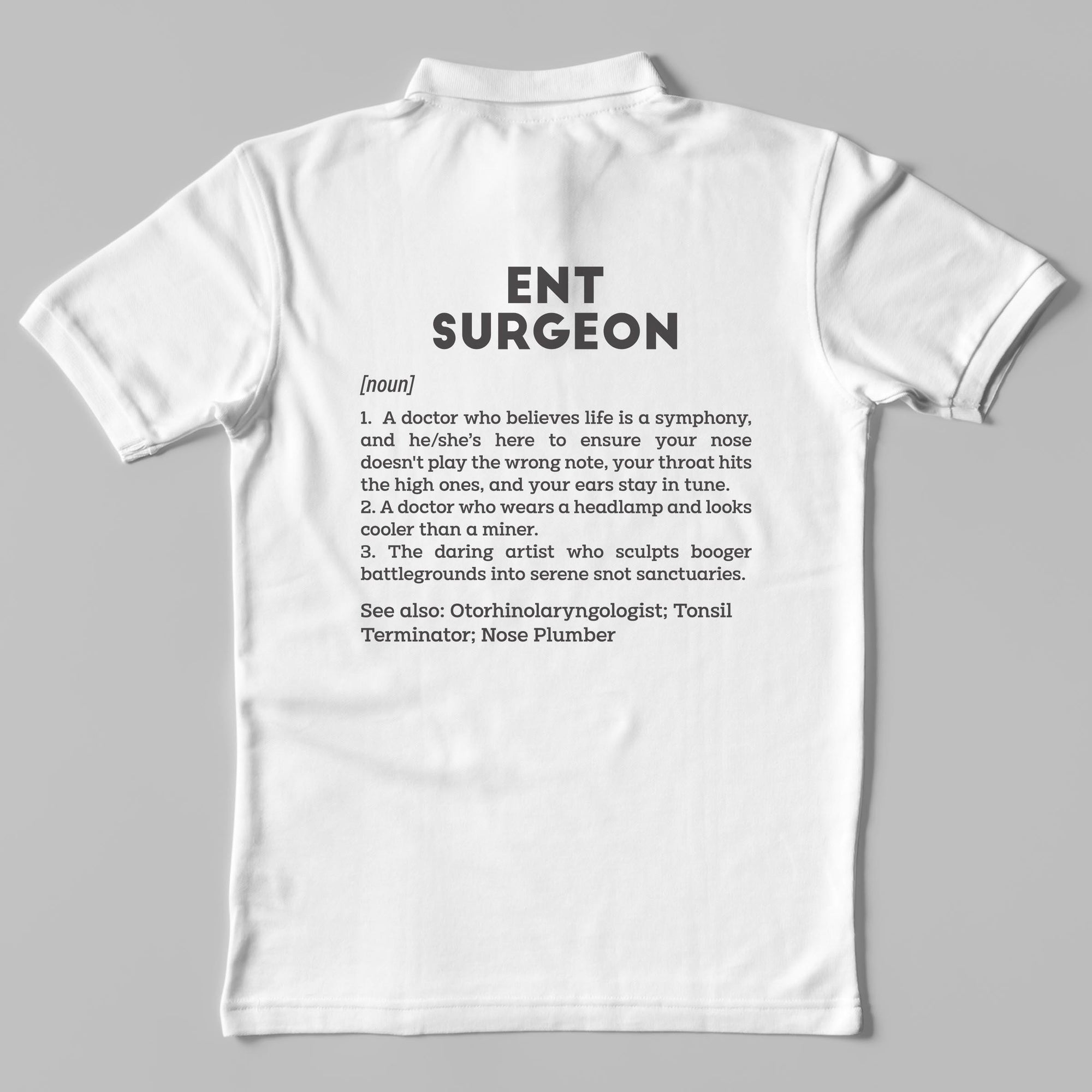Definition Of ENT Surgeon - Unisex Polo T-shirt