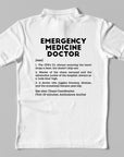 Definition Of Emergency Doctor - Unisex Polo T-shirt