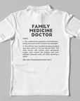 Definition Of Family Medicine Doctor - Unisex Polo T-shirt
