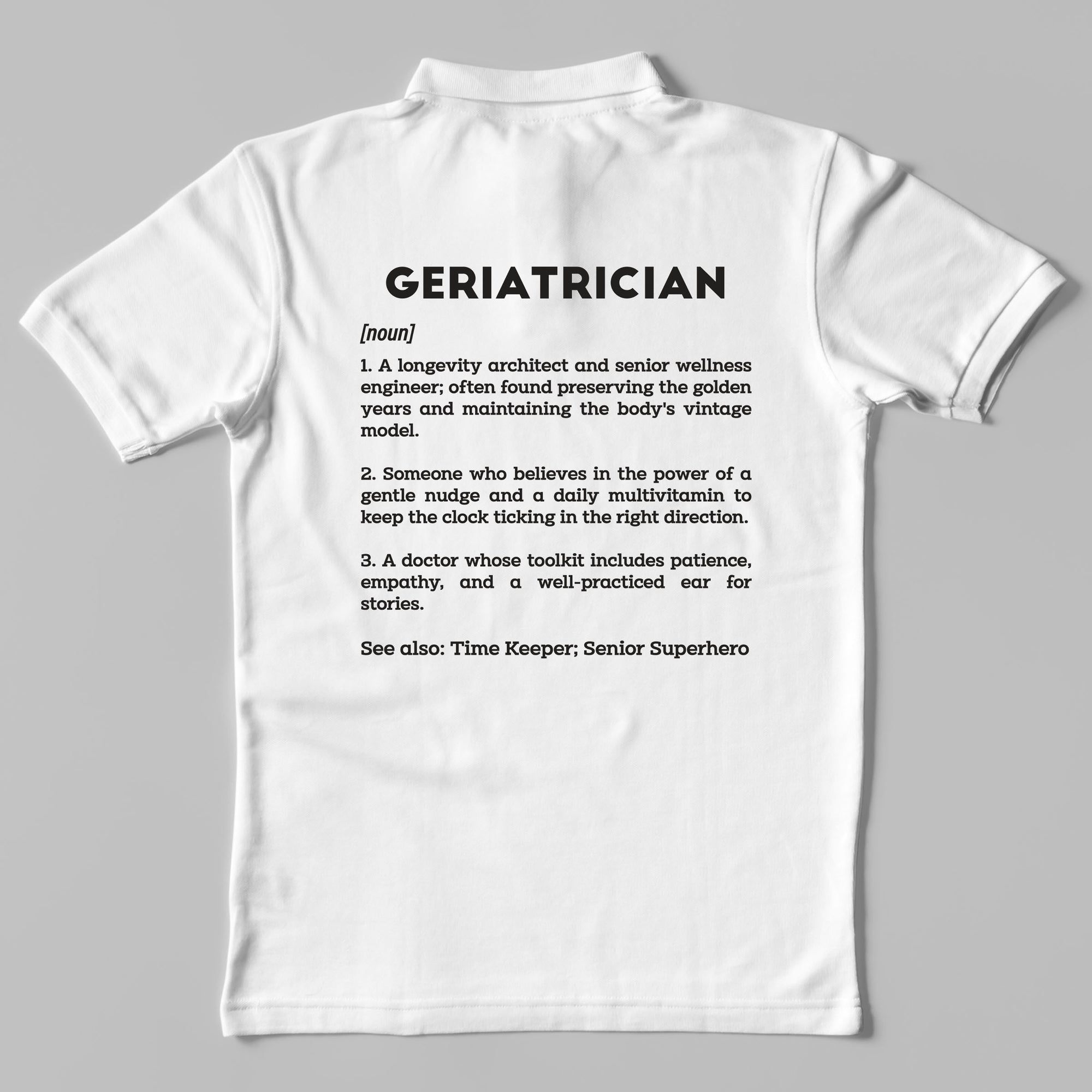 Definition Of Geriatrician - Unisex Polo T-shirt