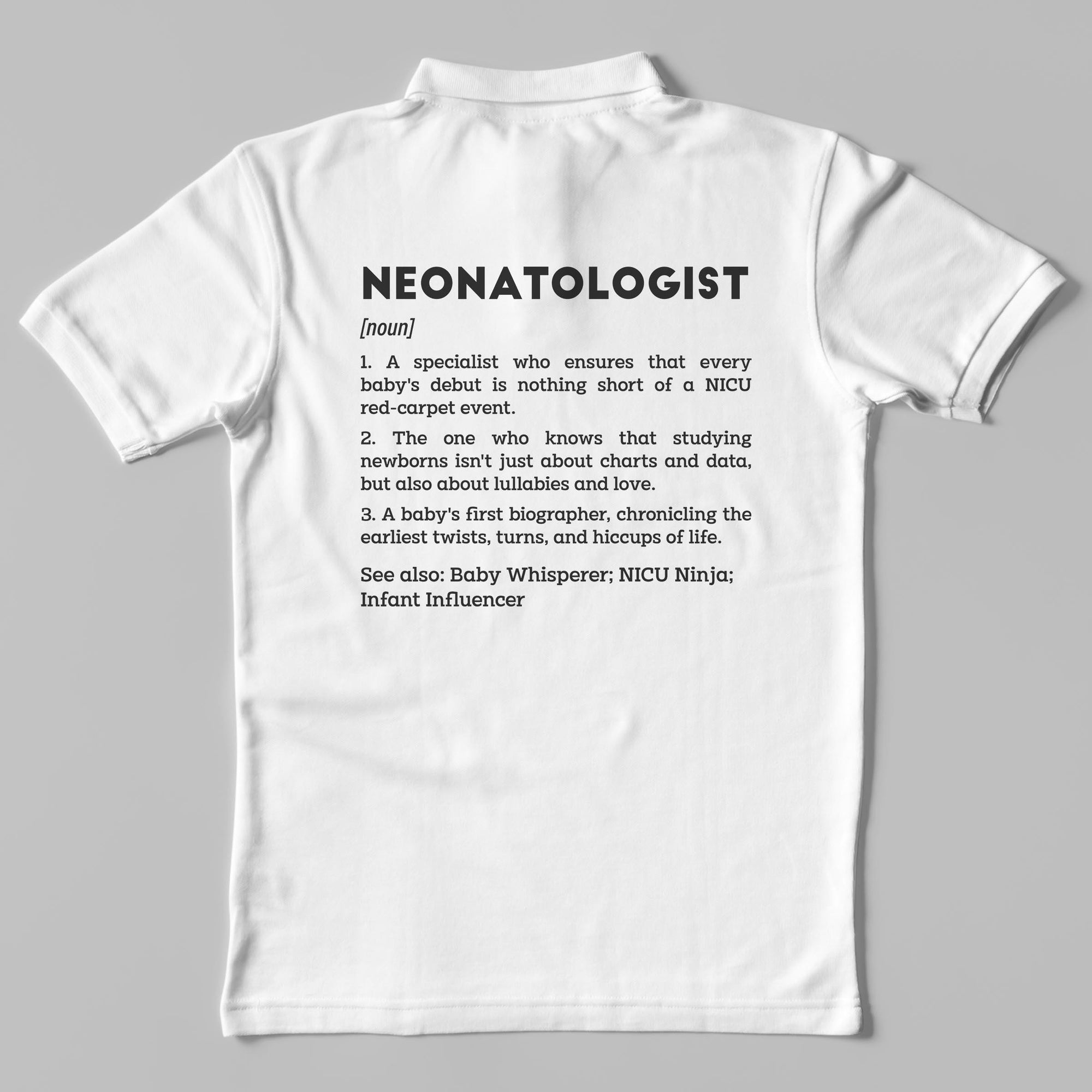 Definition Of Neonatologist - Unisex Polo T-shirt