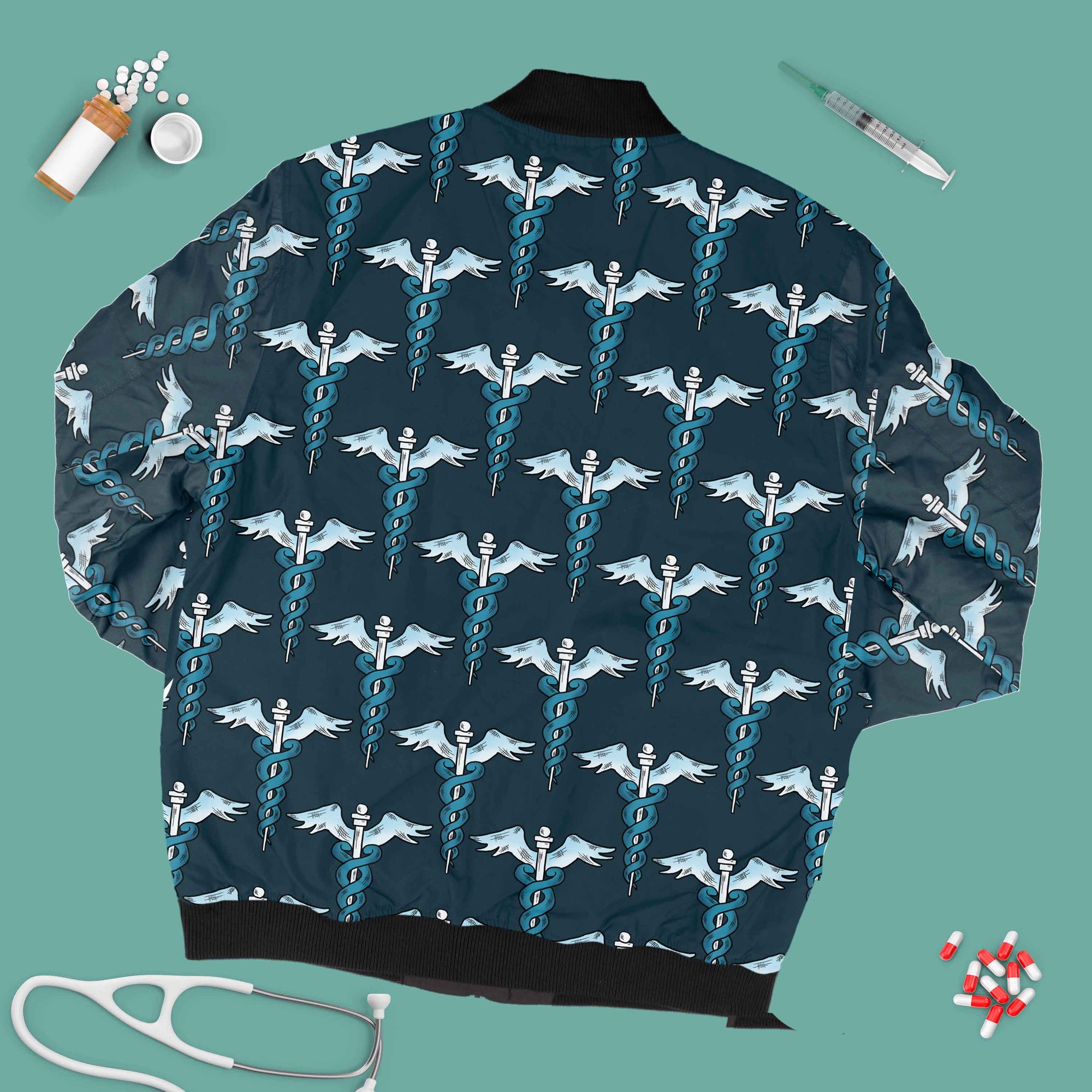 Caduceus - Unisex Printed Jacket