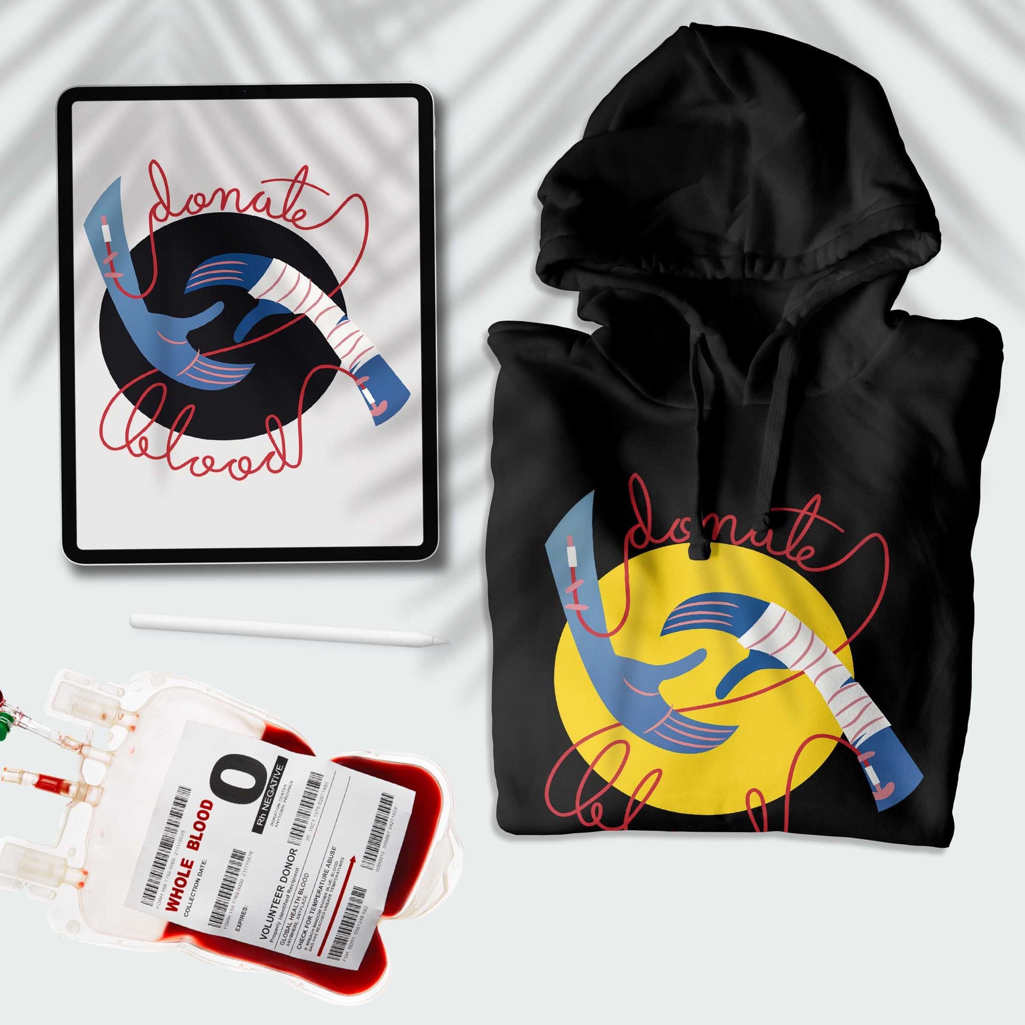 Blood Donation Awareness - Unisex Hoodie