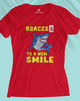Braces ON/OFF - Women T-shirt