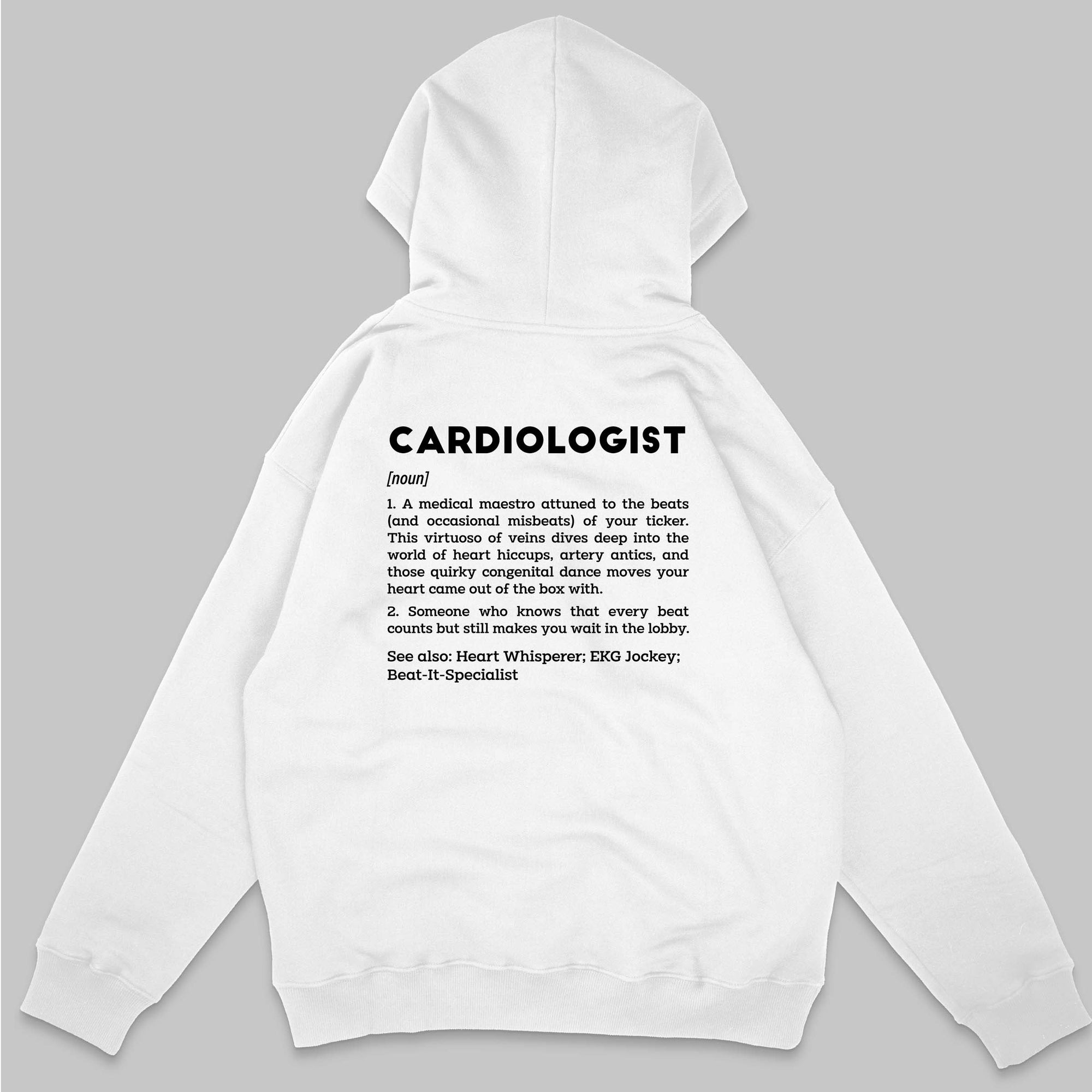 Definition Of Cardiologist - Personalized Unisex Zip Hoodie