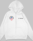 Definition Of Cardiologist - Personalized Unisex Zip Hoodie