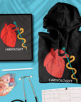 Cardiologist - Rod of Asclepius - Unisex Hoodie