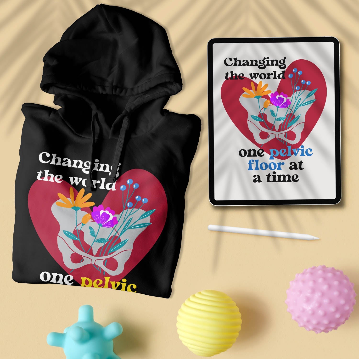 Changing The World One Pelvic Floor At A Time - Unisex Hoodie