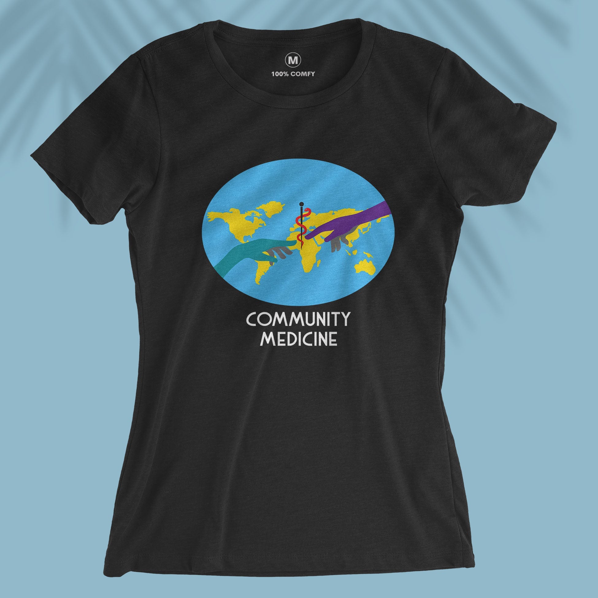 Community Medicine - Rod of Asclepius  - Women T-shirt