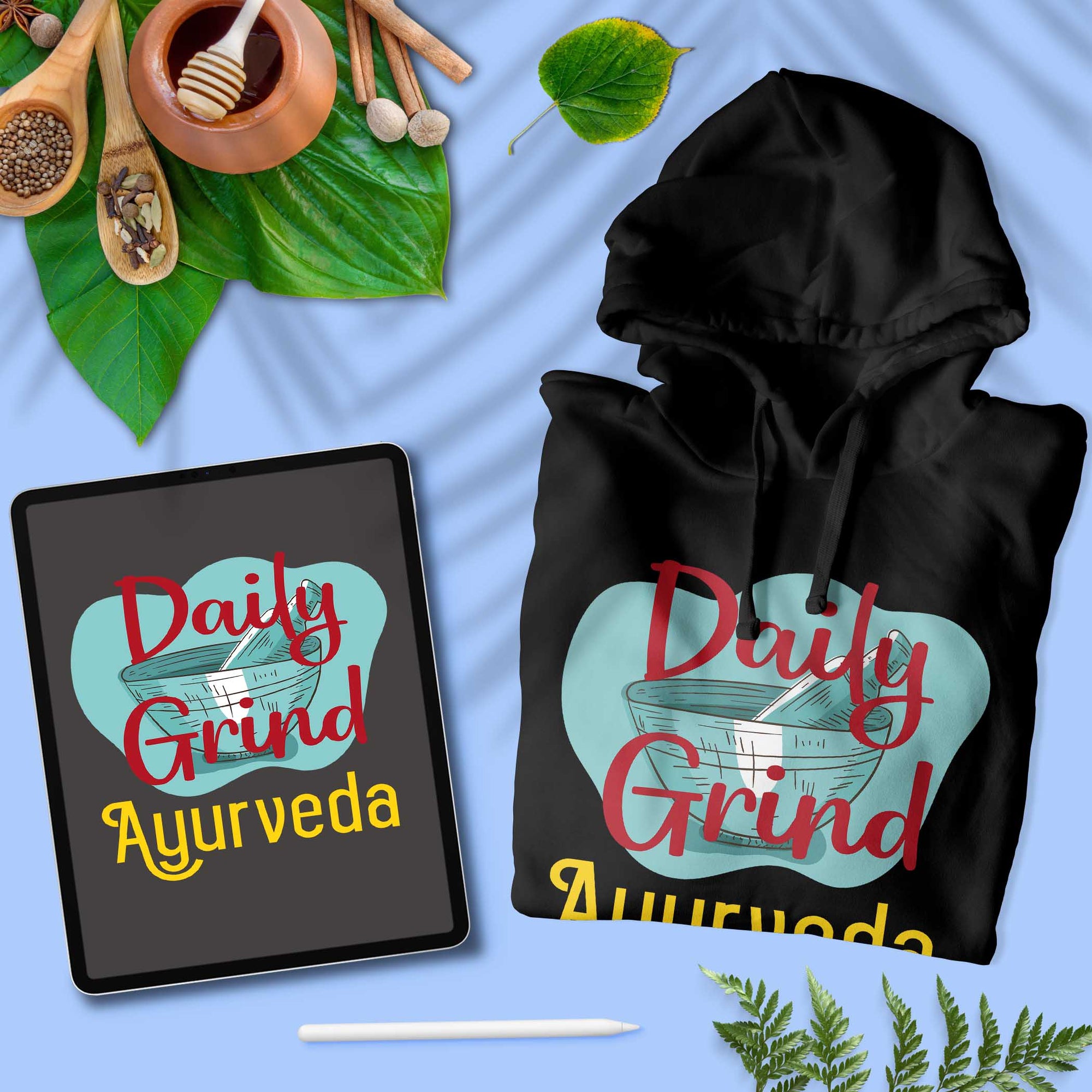 Daily Grind - Ayurveda - Unisex Hoodie