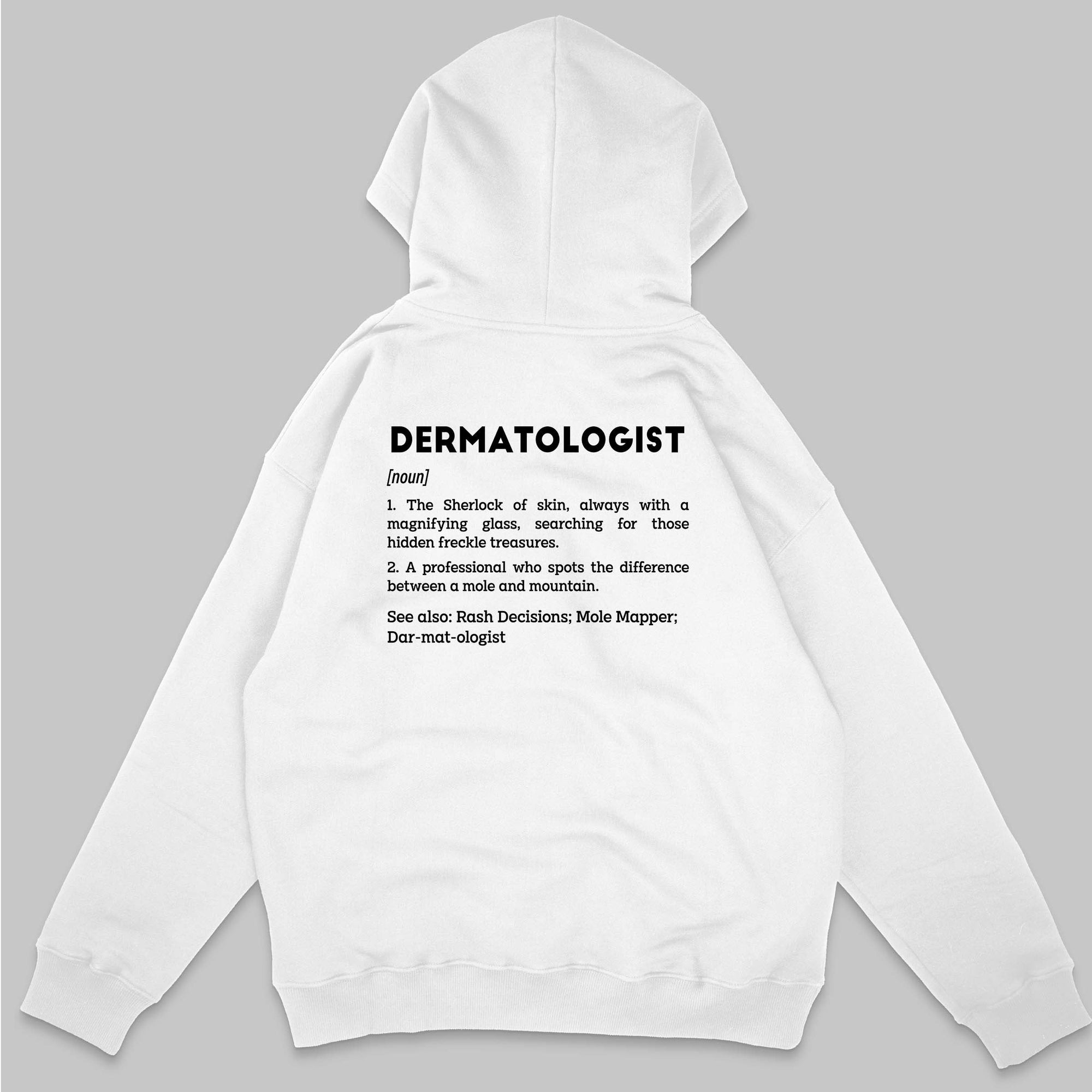 Definition Of Dermatologist - Personalized Unisex Zip Hoodie