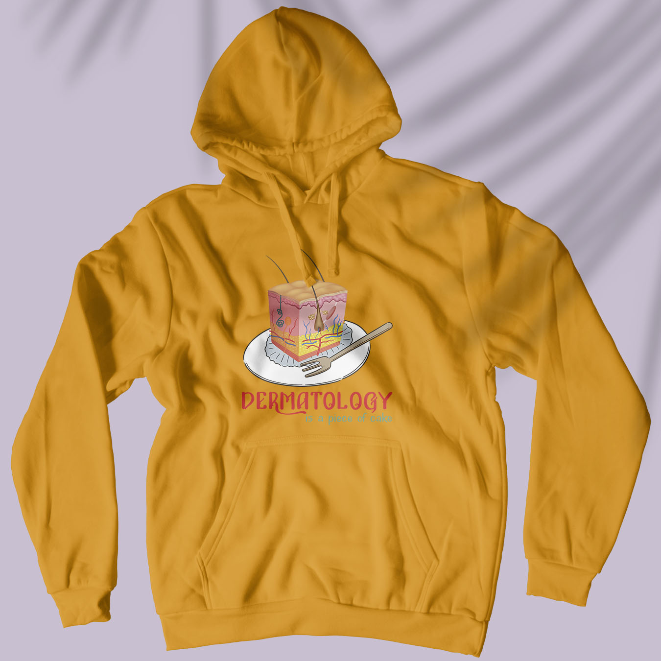 Dermatology Is A Piece Of Cake - Unisex Hoodie
