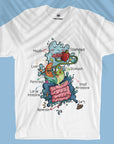 Digestive System Doodle - Unisex T-shirt