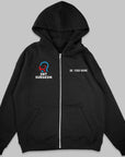 Definition Of ENT Surgeon - Personalized Unisex Zip Hoodie