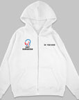 Definition Of ENT Surgeon - Personalized Unisex Zip Hoodie