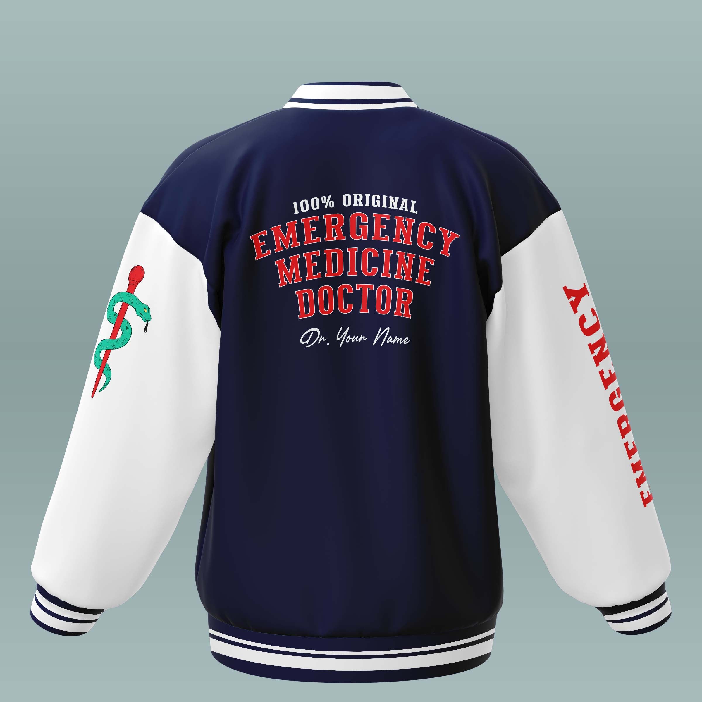 Emergency Medicine Doctor - Personalized Varsity Jacket - themanan