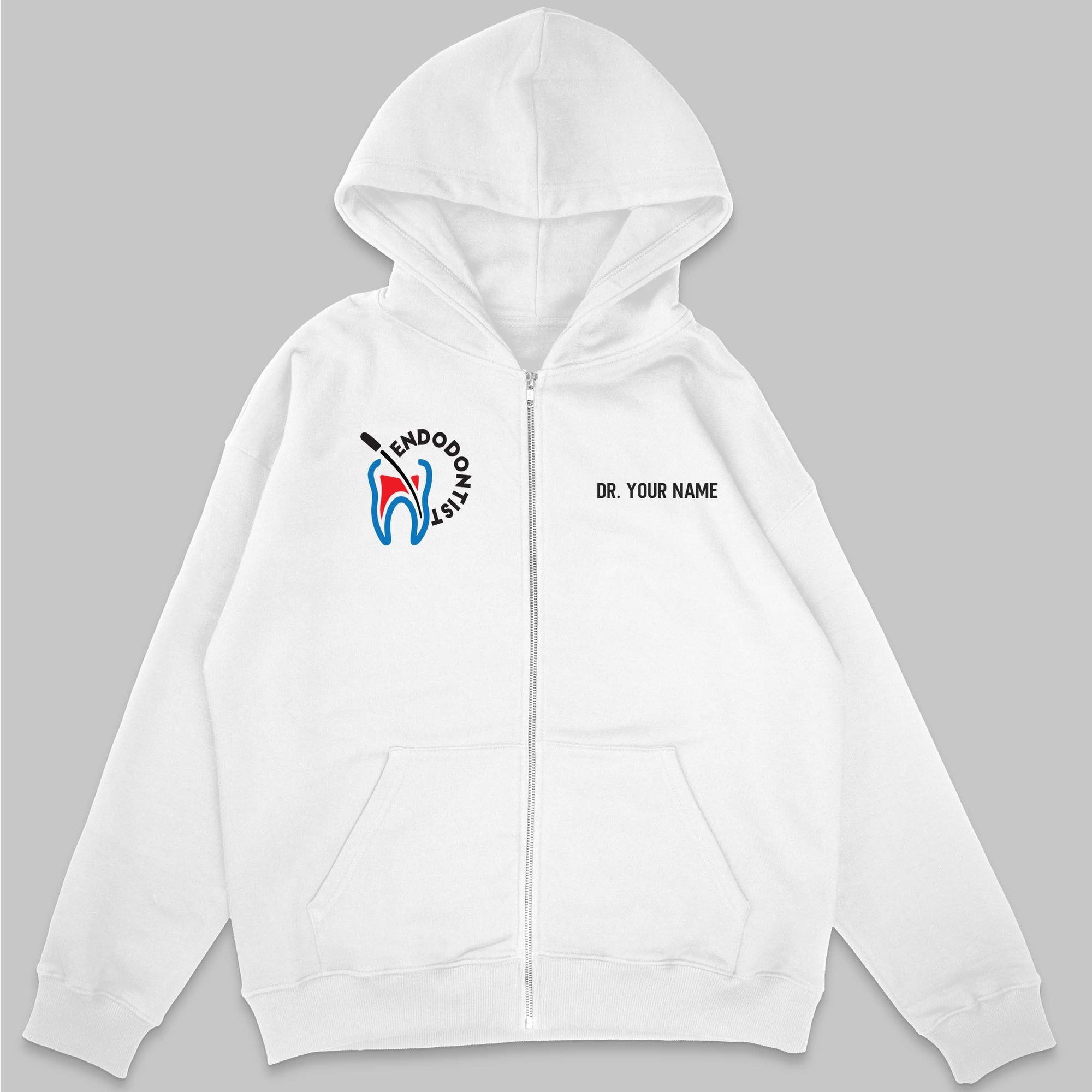 Definition Of Endodontist - Personalized Unisex Zip Hoodie