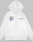 Definition Of Endodontist - Personalized Unisex Zip Hoodie
