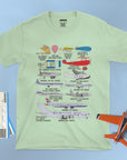 Evolution Of Aircrafts - Unisex T-shirt