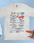 Evolution Of Aircrafts - Unisex T-shirt