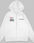 Definition Of Family Medicine Doctor - Personalized Unisex Zip Hoodie