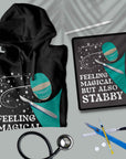 Feeling Magical But Also Stabby - Unisex Surgeon Hoodie