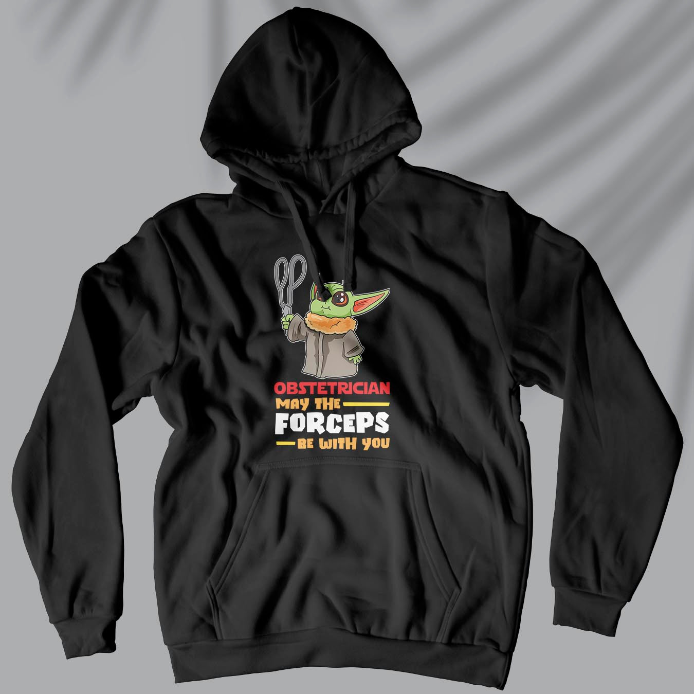Forceps Delivery - Obstetrician Yoda - Unisex Hoodie