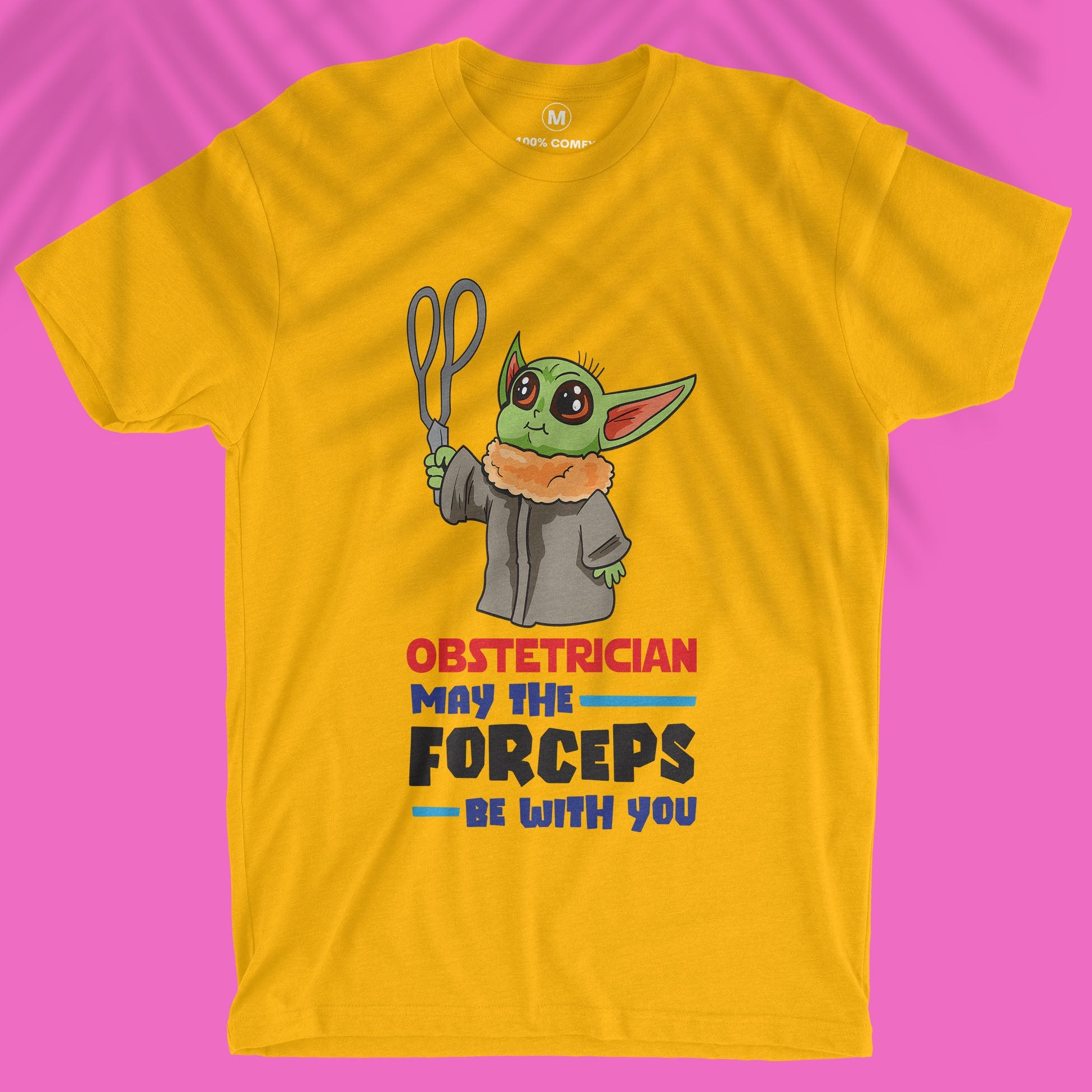 Forceps Delivery - Obstetrician Yoda - Unisex T-shirt