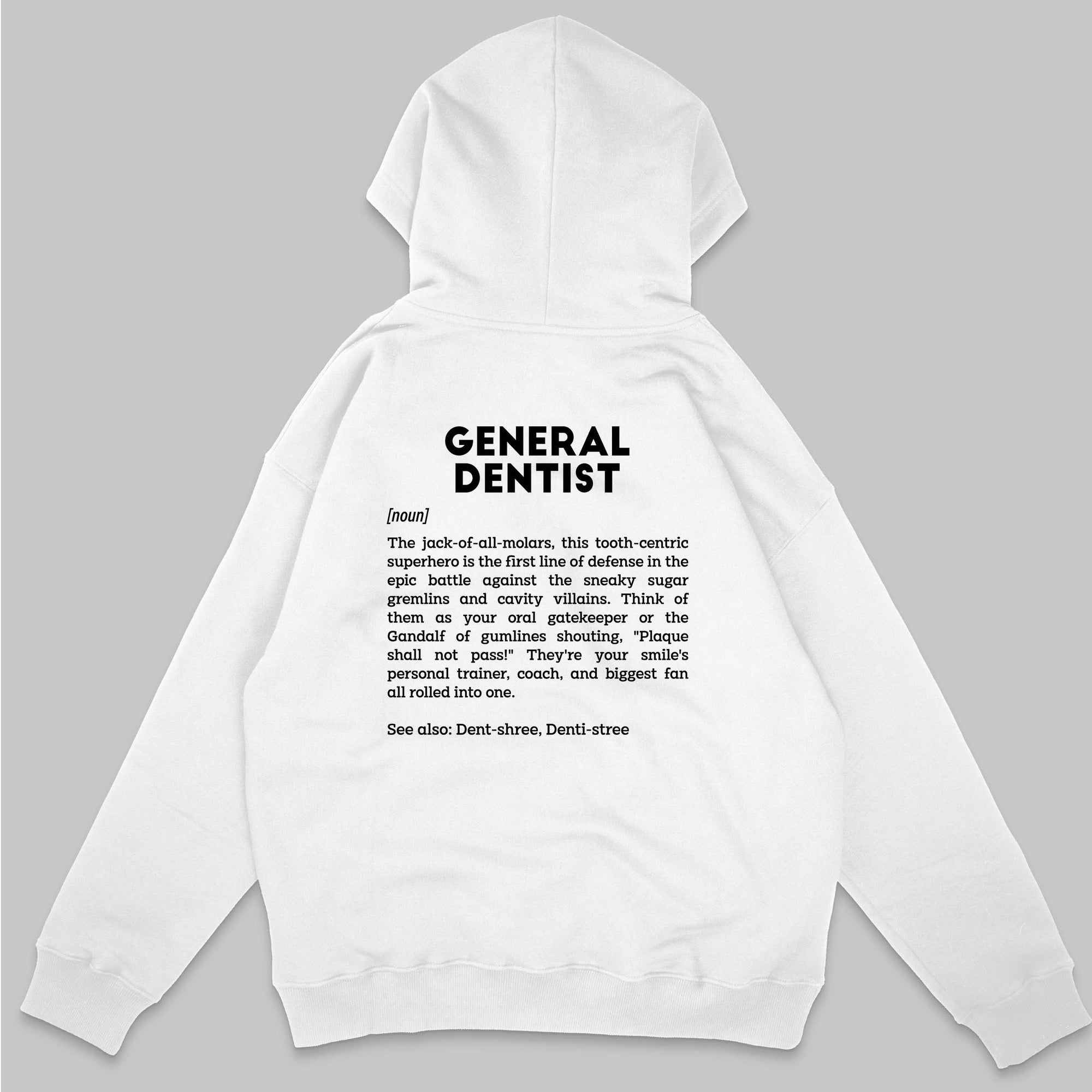 Definition Of General Dentist - Personalized Unisex Zip Hoodie
