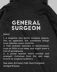 Definition Of General Surgeon - Personalized Unisex Zip Hoodie