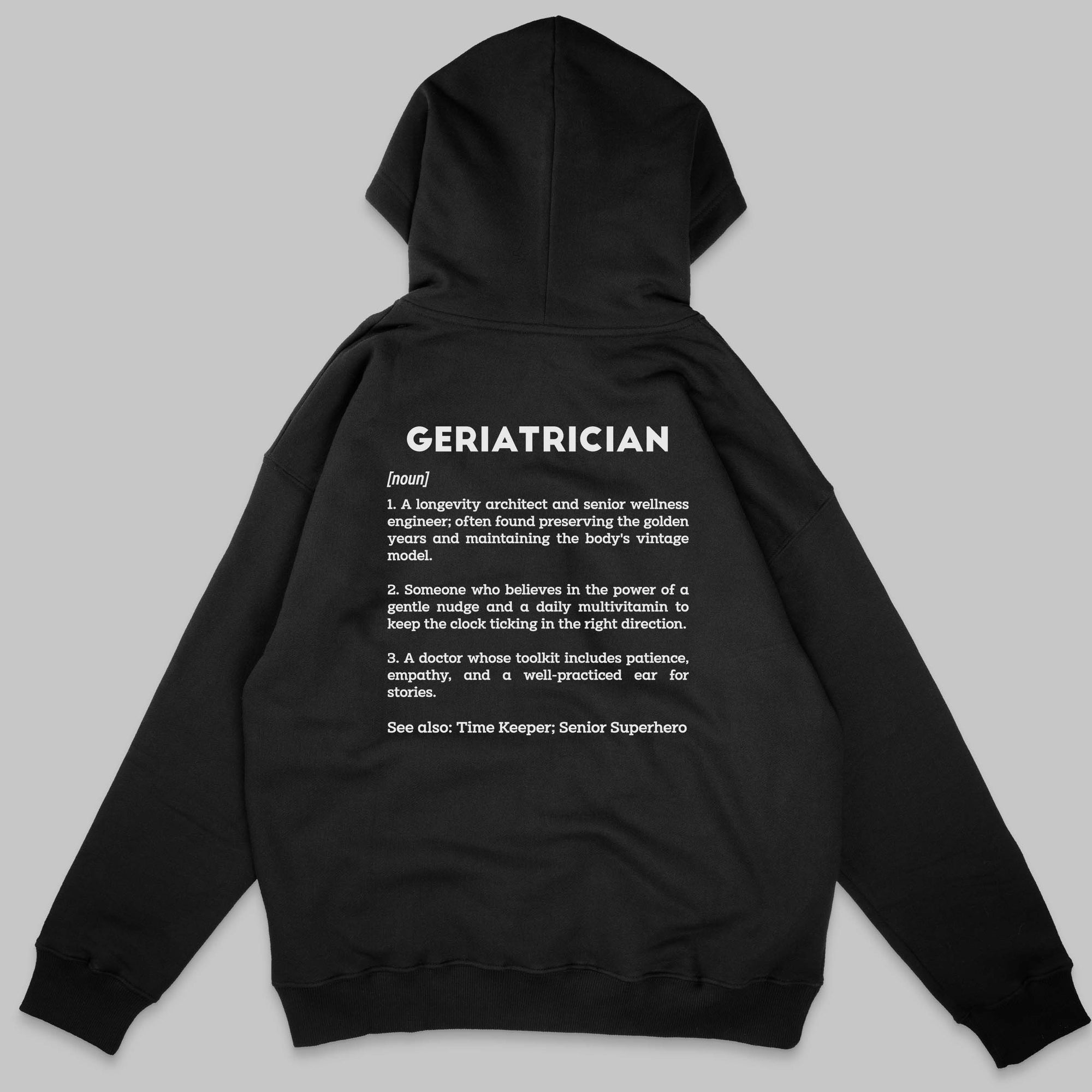 Definition Of Geriatrician - Personalized Unisex Zip Hoodie
