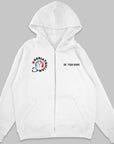 Definition Of Geriatrician - Personalized Unisex Zip Hoodie