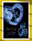 Born To Be Loved - Framed Poster For Gynecology or Fertility Clinics