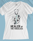 Healer Of The Voiceless  - Women T-shirt For Veterinarians