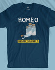 Homeo Is Where The Heart Is - Men T-shirt