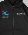 Definition Of Intensivist - Personalized Unisex Zip Hoodie