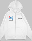 Definition Of Intensivist - Personalized Unisex Zip Hoodie