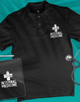 Internal Medicine Logo - Polo T-shirt